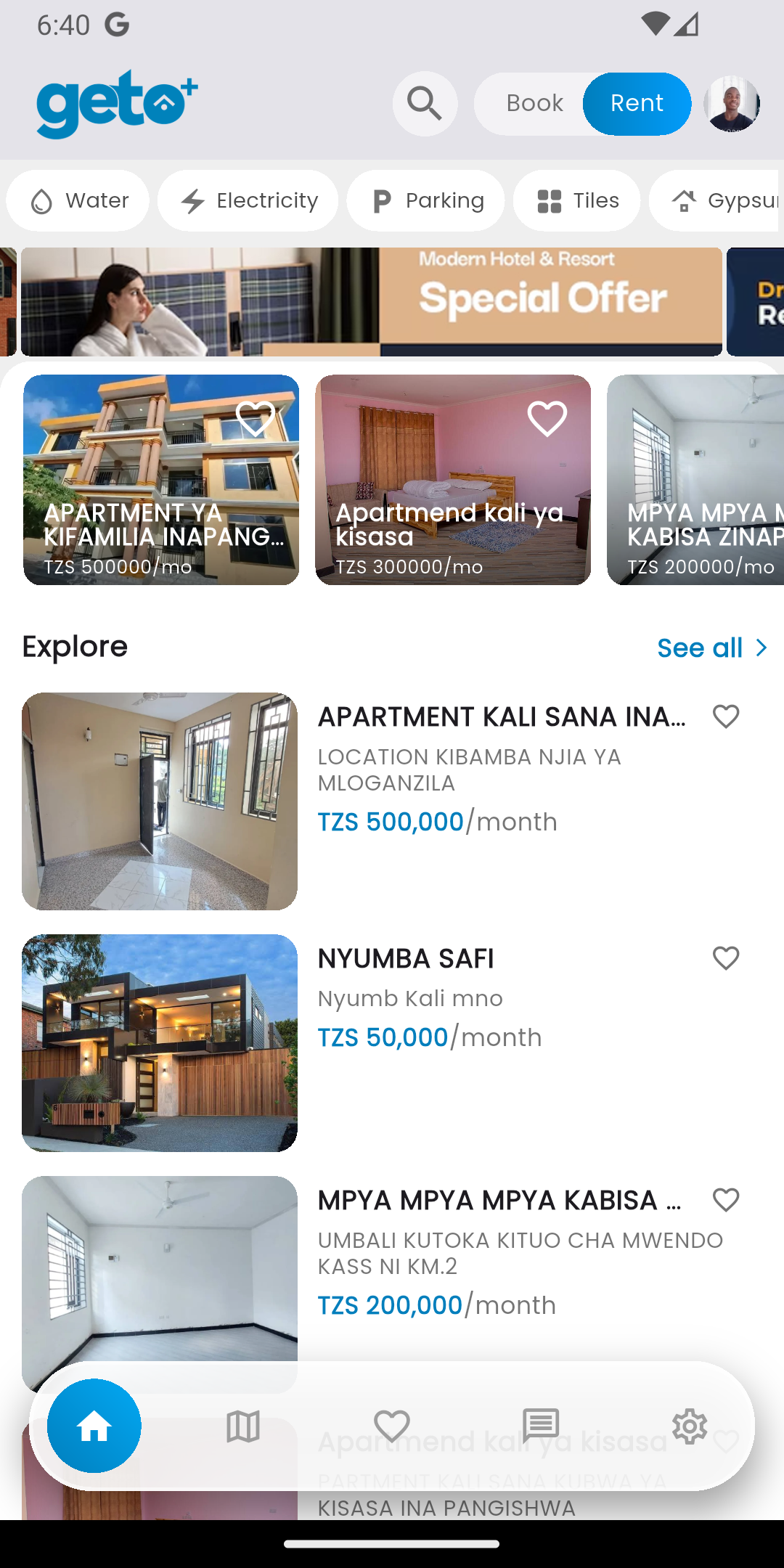 Booking & Location